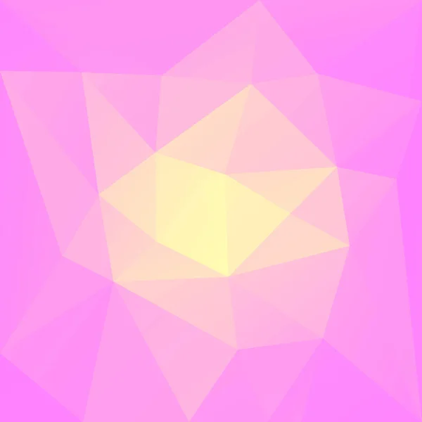 Градиентный Абстрактный Треугольный Фон Теплый Розовый Желтый Полигональный Фон Бизнес — стоковый вектор