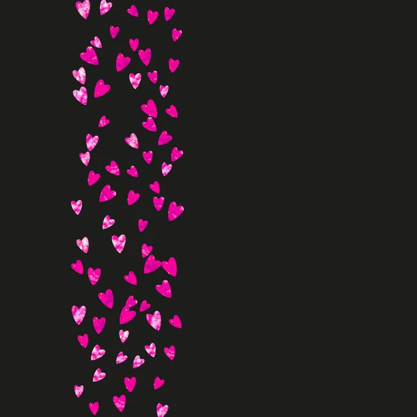 Fond Fête Des Mères Avec Des Confettis Roses Paillettes Symbole — Image vectorielle