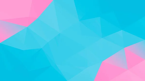 Gradiente Abstracto Horizontal Triángulo Fondo Fondo Poligonal Tierno Rosa Azul — Vector de stock