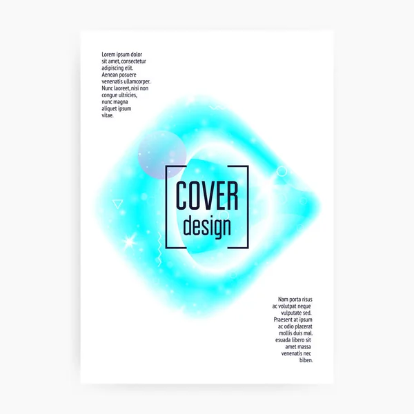 Affiche Musicale Design Futuriste Magazine Pour Disco Party Forme Ligne — Image vectorielle