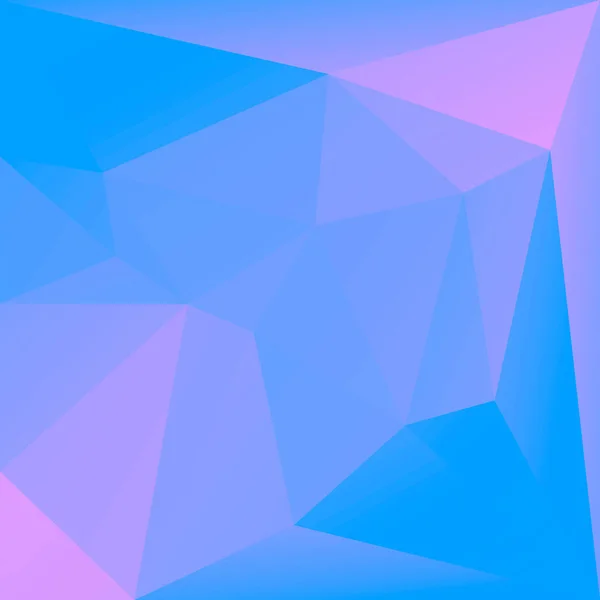 グラデーションの抽象的な三角形の背景 ビジネスプレゼンテーションのための公開ピンクと青の多角形の背景 トレンディな幾何学抽象バナー 技術コンセプトフライヤー モザイク調 — ストックベクタ