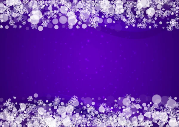 Ventes Noël Avec Flocons Neige Ultra Violets Nouvel Enneigé Toile — Image vectorielle