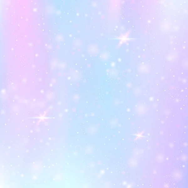 홀로그램 추상적 홀로그램 아름다운 경사도가 배경에 스타일 팜플렛 플라이어 포스터 — 스톡 벡터