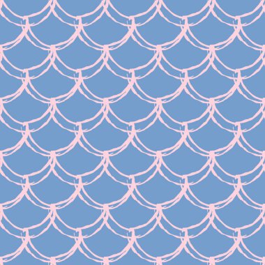 Kız denizkızı desenli. Pembe balık derisi fon. Kız kumaşı, tekstil tasarımı, ambalaj kağıdı, mayo ya da duvar kağıdı için çekilebilir arka plan. Su altında balık pullu kız denizkızı dokusu.