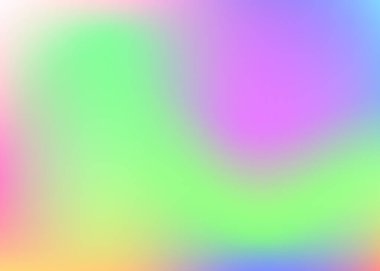 Soyut arkaplan hologramı. Hologramla en düşük gradyan ağ arkaplanı. 90 'lar, 80' ler modası. Broşür, el ilanı, poster tasarımı, duvar kağıdı, mobil ekran için Pearlescent grafik şablonu.