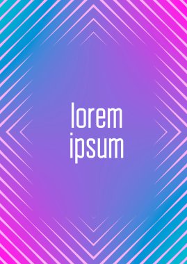 Geometrik dalgalar ve gradyanlarla soyut asgari kaplama. Yarım tonlu modaya uygun bir düzen. Kitap, afiş, davetiye ve poster için soyut asgari kapak şablonu. Gelecekçi iş illüstrasyonu.