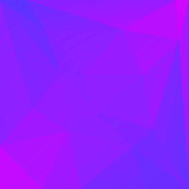 Soyut kare üçgen arkaplan. Mobil uygulama ve web için hassas pembe ve mavi çokgen arkaplan. Moda geometrik soyut afiş. Teknoloji konsept broşürü. Mozaik tarzı.