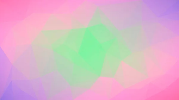 Gradiente Astratto Sfondo Triangolo Orizzontale Vibrante Sfondo Poligonale Multicolore Arcobaleno — Vettoriale Stock