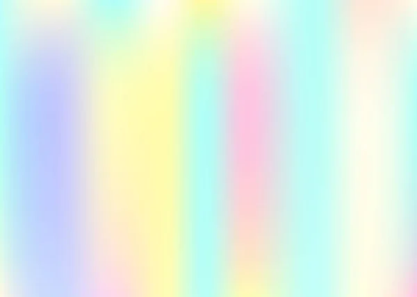 ホログラフィック抽象的な背景 グラデーションメッシュで傾向のあるホログラフィック背景 90年代 80年代のレトロスタイル プラカード プレゼンテーション バナー パンフレットのための虹彩グラフィックテンプレート — ストックベクタ