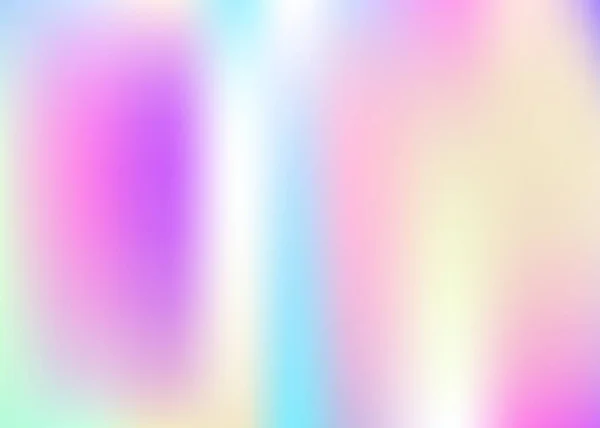 Fondo Abstracto Del Holograma Fondo Malla Gradiente Brillante Con Holograma — Vector de stock