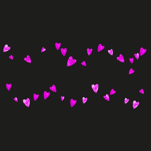 Grunge Φόντο Καρδιά Για Την Ημέρα Του Αγίου Βαλεντίνου Ροζ — Διανυσματικό Αρχείο