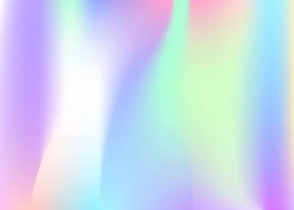 Hologramm Abstrakter Hintergrund Neon Farbverlauf Netzhintergrund Mit Hologramm 90Er 80Er — Stockvektor