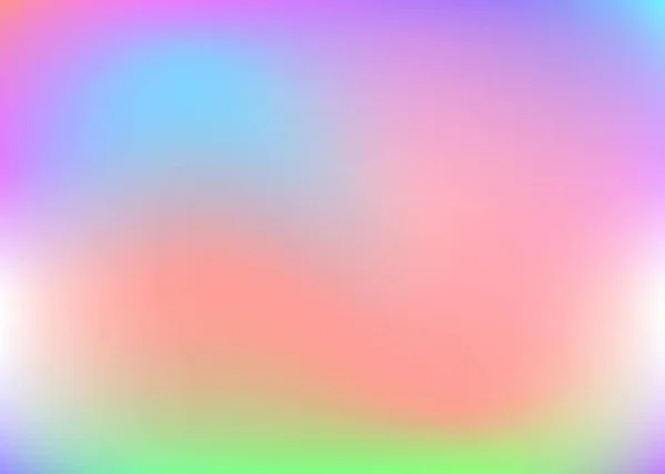 Gradient Mesh Abstrakten Hintergrund Neon Holographischer Hintergrund Mit Gradientennetz 90Er — Stockvektor