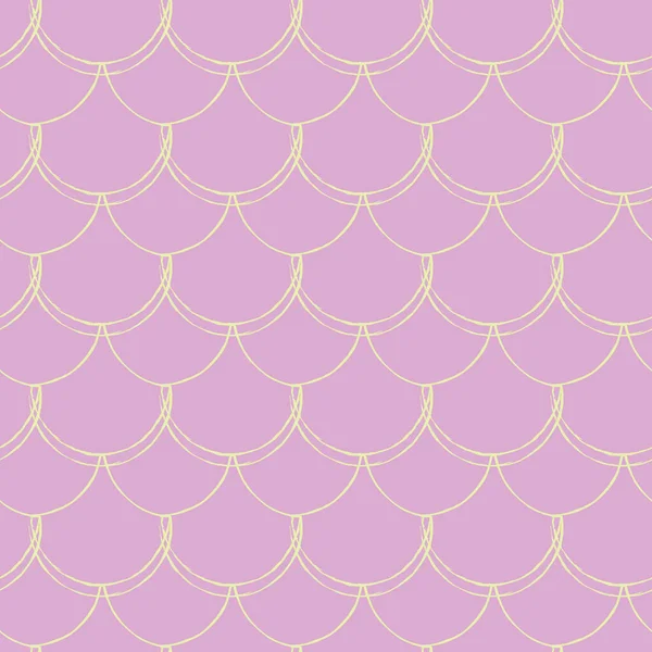 Zeemeermin Naadloos Patroon Vishuid Textuur Beweegbare Achtergrond Voor Meisjesstof Textiel — Stockvector