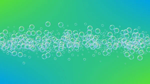 Ванна Пузырь Детергентная Мыльная Пена Кастрюли Ванны Шампунь Стильный Шипение — стоковый вектор