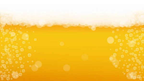 Wiesn Hintergrund Bierschaum Craft Pils Spritzt Kaltes Pint Ale Mit — Stockvektor