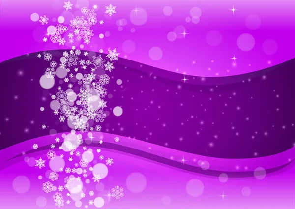 Weihnachtsthemenverkauf Mit Ultravioletten Schneeflocken Neujahr Verschneite Kulisse Wintergrenze Für Geschenkgutscheine — Stockvektor