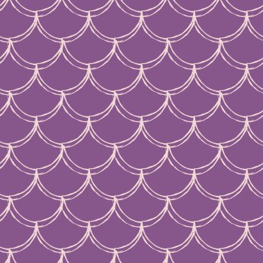 Deniz kızı ölçekli kusursuz desen. Balık derisi dokusu. Kız kumaşı, tekstil tasarımı, ambalaj kağıdı, mayo ya da duvar kağıdı için çekilebilir arka plan. Suyun altında balık pullu mor denizkızı geçmişi.