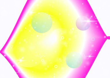 Canlı gökkuşağı gradyanı olan holografik arkaplan. Dinamik sıvı. Kozmos hologramı. Web uygulaması, broşür ve kitap için grafiksel şablon. Sevimli holografik arkaplan.