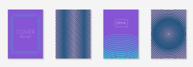 Minimum moda kaplama şablonu ayarlandı. Yarım tonlu fütürist düzen. Kitap, katalog ve yıllık için geometrik kapak şablonu. Minimalist renkli gradyanlar. Soyut iş illüstrasyonu.
