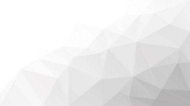 Gradyan soyut yatay üçgen arka plan. İş sunumu için gri renkli çokgen zemin. Moda geometrik soyut afiş. Şirket broşür tasarımı. Mozaik tarzı.