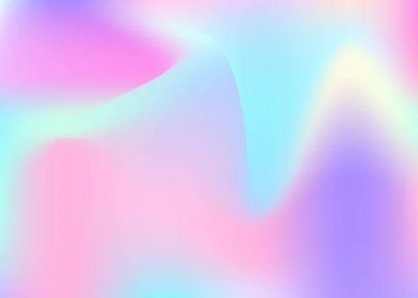 Hologramm Abstrakter Hintergrund Trendy Farbverlauf Mesh Hintergrund Mit Hologramm 90Er — Stockvektor