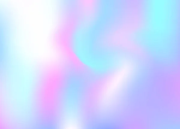 ホログラフィック抽象的な背景 グラデーションメッシュのスペクトルホログラフィック背景 90年代 80年代のレトロスタイル プラカード プレゼンテーション バナー パンフレットのための虹彩グラフィックテンプレート — ストックベクタ