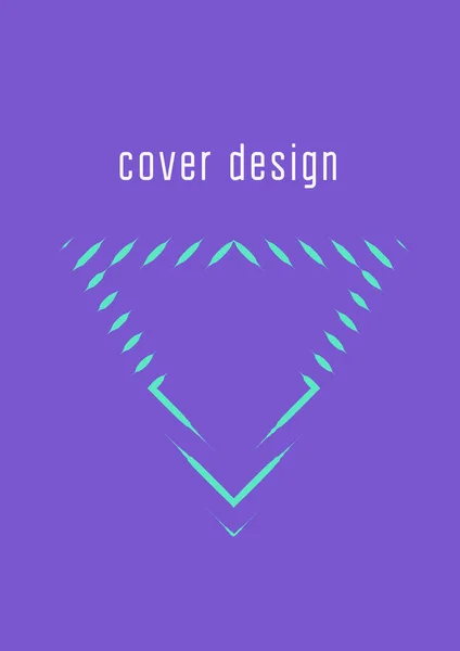 Coole Cover Vorlage Minimaler Trendvektor Mit Halbtonverläufen Geometrische Covervorlage Für — Stockvektor