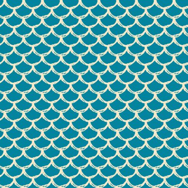 Balık pulu pürüzsüz desen. Sürüngen, ejderha derisi dokusu. Kumaş, tekstil tasarımı, ambalaj kağıdı, mayo ya da duvar kağıdı için kullanılabilir arka plan. Su altında balık pullu mavi deniz kızı kuyruğu.