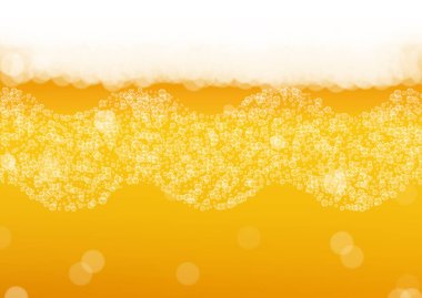 Oktoberfest geçmişi. Bira köpüğü. El yapımı bira sıçraması. Gerçekçi beyaz baloncuklu açık bir bira. Pab Broşür tasarımı için soğuk sıvı içecek. Oktoberfest 'li altın kupa.