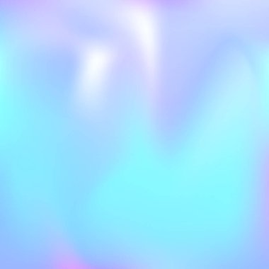 Holografik soyut arkaplan. Gradyan örgülü spektrum holografik arkaplan. 90 'lar, 80' ler modası. Pankart, el ilanı, kapak tasarımı, mobil arayüz, web uygulaması için Pearlescent grafik şablonu.