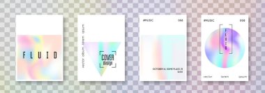 Sıvı takviyesi. Soyut arka planlar. Gökkuşağı sıvısı gradyan ağ ile kaplanır. 90 'lar, 80' ler modası. Kitap, yıllık, mobil arayüz, web uygulaması için yanardöner grafik şablonu.