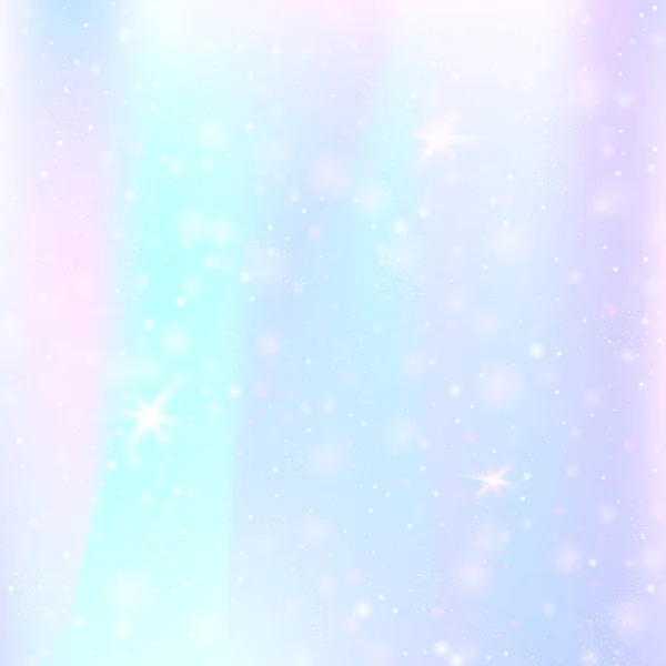 Magic Background Rainbow Mesh Girlie Universe Banner Princess Colors Fantasy — Stock Vector