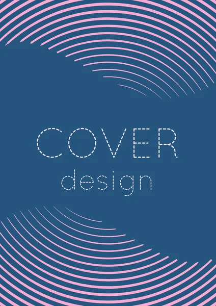 Abstract Cover Futuristic Geometric Template Banner Poster Flyer Brochure Minimal — Stock Vector