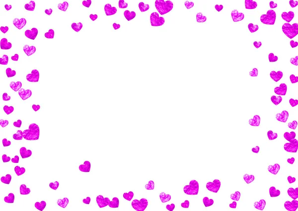 ピンクの輝きのコンフェッティを持つ母の日の背景 バラ色の隔離された心のシンボル 母の日の郵便はがき バウチャー 特別なビジネスバナーのための愛のテーマ 女性の休日のテンプレート — ストックベクタ