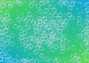 Arkaplanda şampuan kabarcıkları var. Gerçekçi su kabarcıkları 3 boyutlu. Şampuan köpüklü soğuk sıvı köpük. Yatay kozmetik broşür ve davetiye. Banyo ve duş için sabun köpüğü temizliyorum..