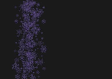 Ultraviyole kar taneleriyle Xmas temalı satış. El ilanı, hediye kartı, davetiye, iş teklifi ve ilan için kış çerçevesi. Noel modasına uygun bir geçmiş. Xmas teması için bayram afişi. Yeni yıl dondurucu zemin