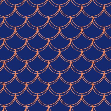 Kız denizkızı desenli. Pembe balık derisi fon. Kız kumaşı, tekstil tasarımı, ambalaj kağıdı, mayo ya da duvar kağıdı için çekilebilir arka plan. Su altında balık pullu kız denizkızı dokusu.