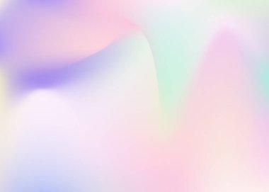 Holografik soyut arkaplan. Gradyan örgülü plastik holografik zemin. 90 'lar, 80' ler modası. Broşür, pankart, duvar kağıdı, mobil ekran için Pearlescent grafik şablonu.