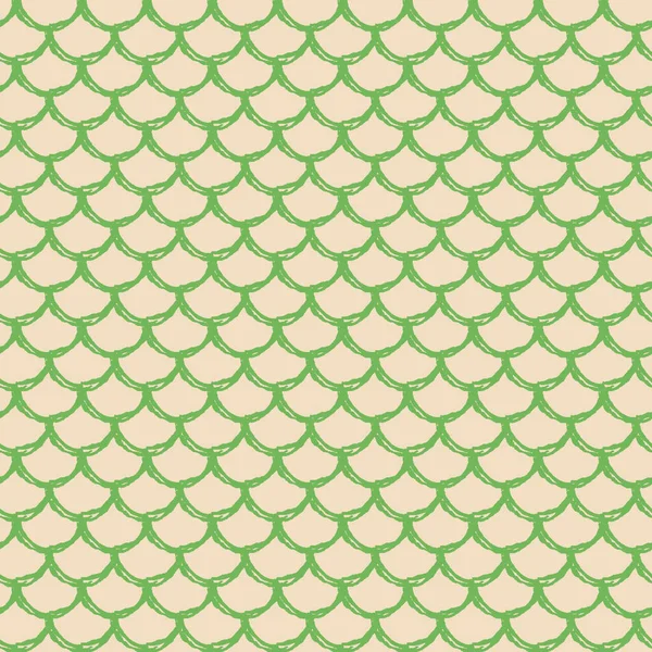 Petite Sirène Motif Sans Couture Texture Peau Poisson Fond Carrelable — Image vectorielle