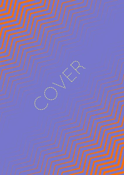 Coole Cover Vorlage Minimaler Trendvektor Mit Halbtonverläufen Geometrische Covervorlage Für — Stockvektor