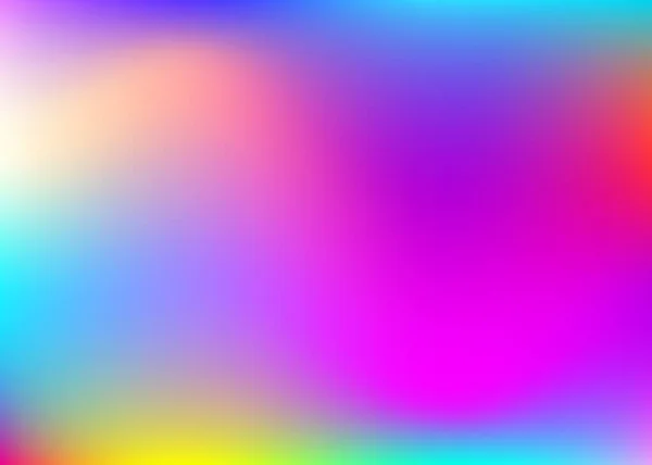 Gradient Mesh Abstrakten Hintergrund Trendiger Holografischer Hintergrund Mit Gradientennetz 90Er — Stockvektor