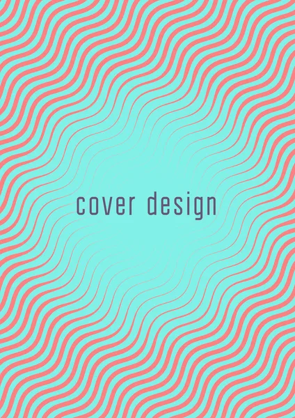 Couverture Abstraite Modèle Géométrique Futuriste Pour Bannière Affiche Dépliant Brochure — Image vectorielle