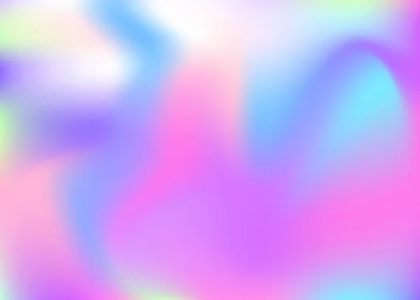 Holografisk Abstrakt Bakgrund Flerfärgad Holografisk Bakgrund Med Gradient Mesh Tal — Stock vektor