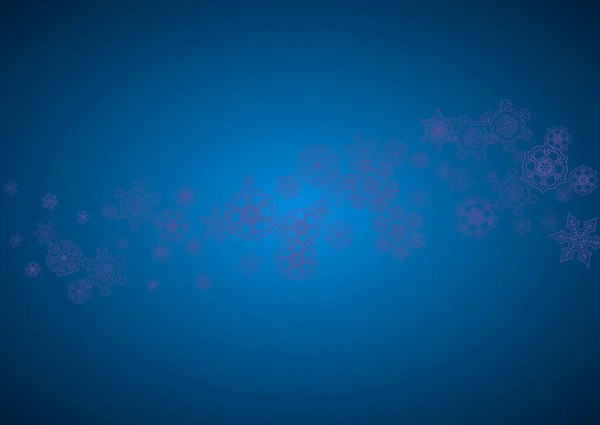 Рождественские Распродажи Ультрафиолетовыми Снежинками Зимняя Рамка Флаера Подарочной Карты Приглашения — стоковый вектор