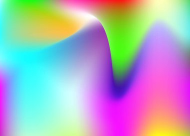 Gradyan ağ soyut arkaplanı. Gradyan örgülü gelecekteki holografik arkaplan. 90 'lar, 80' ler modası. Kitap, yıllık, mobil arayüz, web uygulaması için yanardöner grafik şablonu.