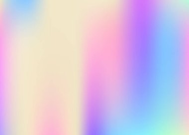 Gradyan ağ soyut arkaplanı. Gradyan örgülü renkli holografik arkaplan. 90 'lar, 80' ler modası. Pankart, sunum, pankart, broşür için yanardöner grafik şablonu.