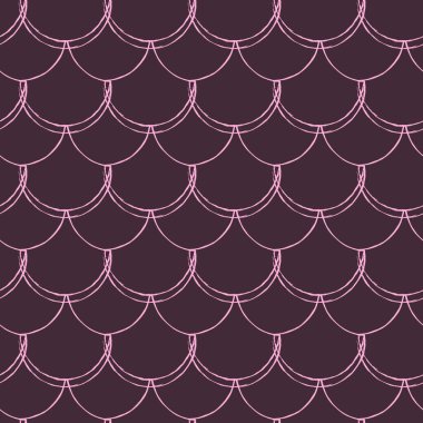 Deniz kızı ölçekli kusursuz desen. Balık derisi dokusu. Kız kumaşı, tekstil tasarımı, ambalaj kağıdı, mayo ya da duvar kağıdı için çekilebilir arka plan. Suyun altında balık pullu mor denizkızı geçmişi.