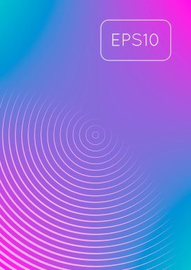 Geometrik dalgalar ve gradyanlarla soyut asgari kaplama. Yarım tonlu modaya uygun bir düzen. Kitap, afiş, davetiye ve poster için soyut asgari kapak şablonu. Gelecekçi iş illüstrasyonu.