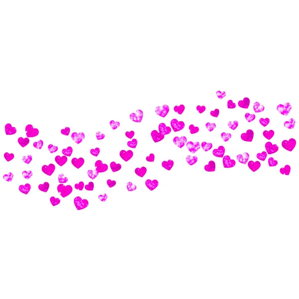 발렌타인데이의 배경에 심장이라니 Vector Confetti Valentine Background Template 그림그리기 사업을 — 스톡 벡터